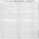 Philadelphia Cemetery. Enlarged facsimile of frontispiece to Philadelphia Cemetery (1845).