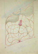 Plan of Laurel Hill Cemetery. Attributed to Thomas Ustick Walter.